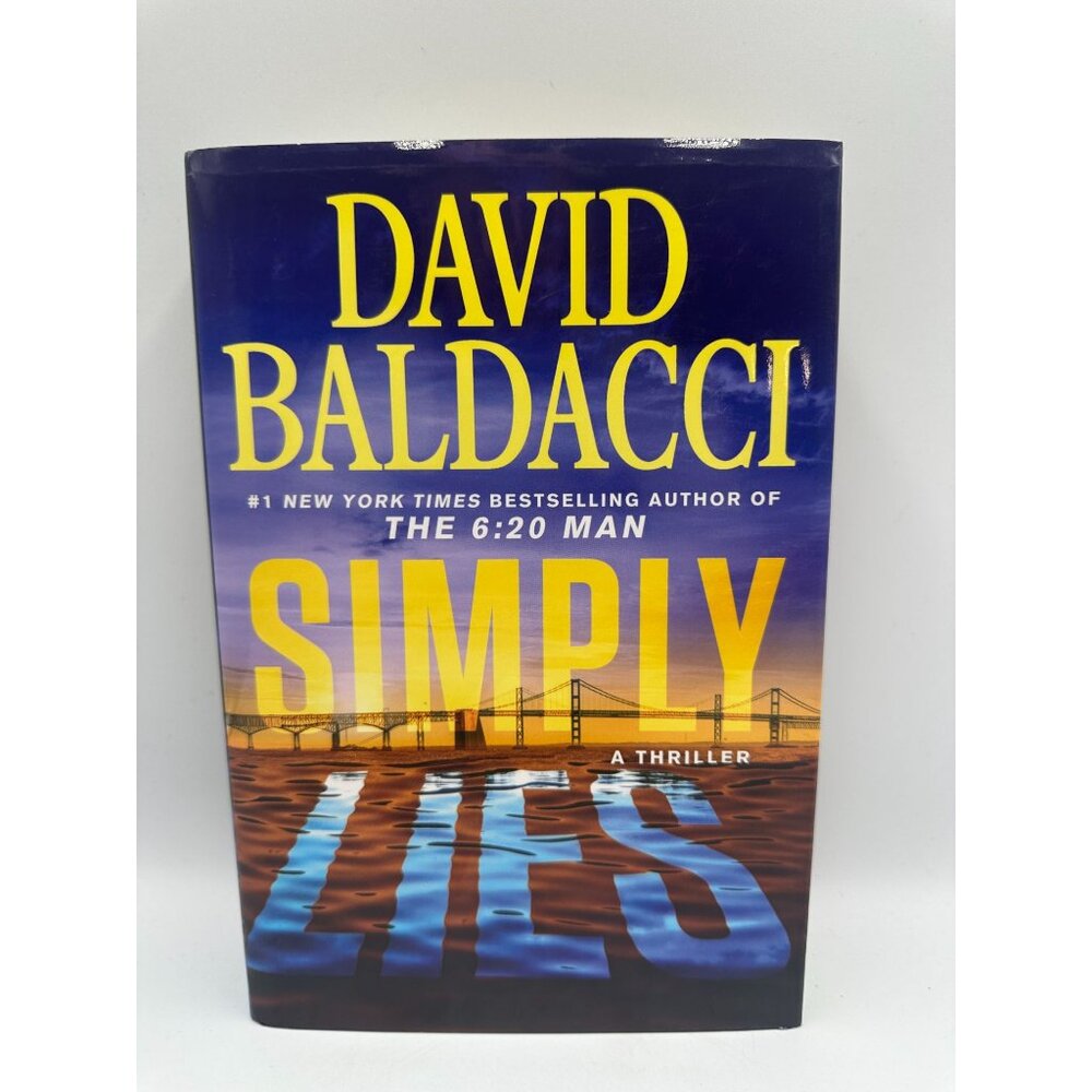Simply Lies David Baldacci 2023 Hardcover Thriller First Edition - Pre-Owned